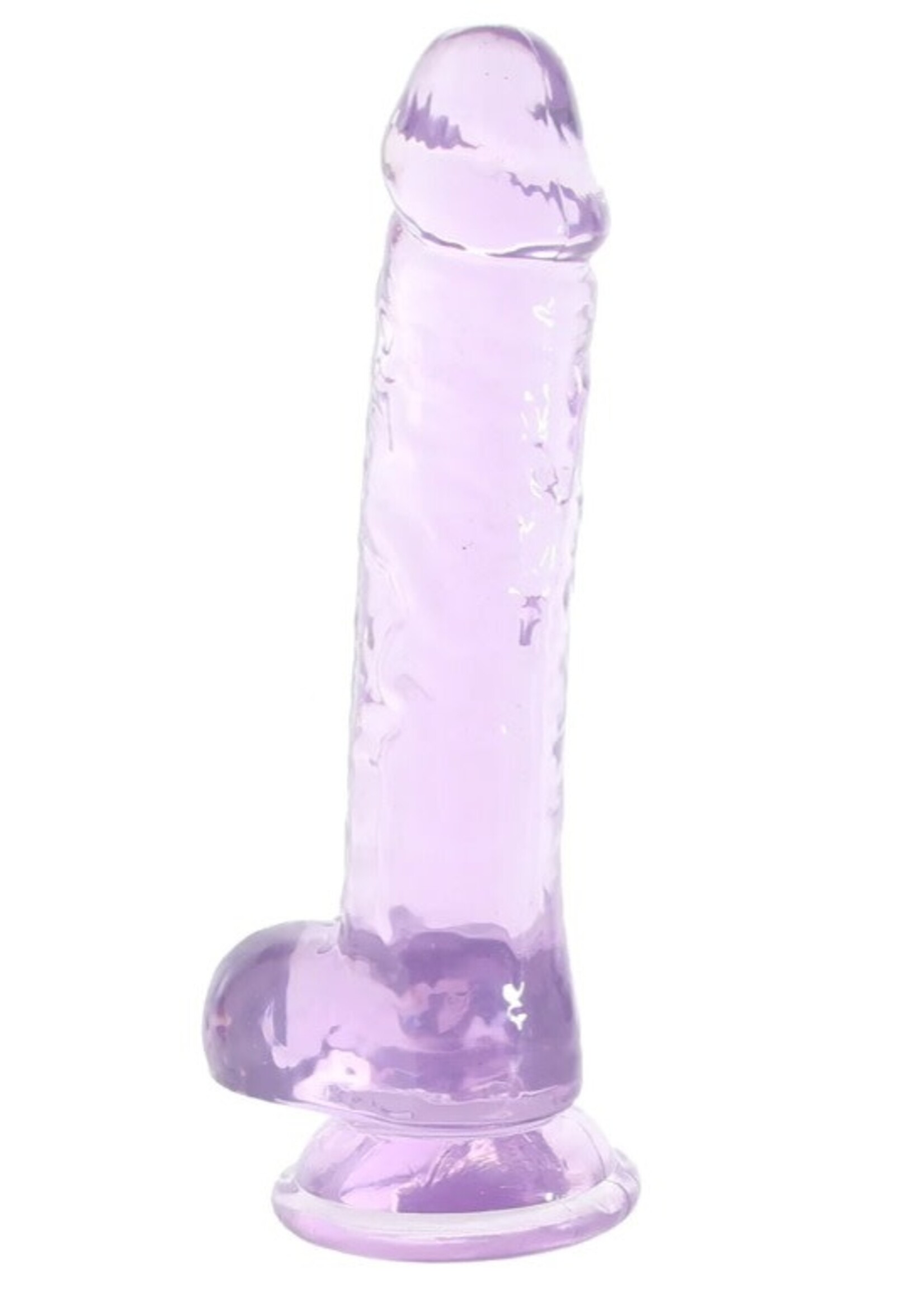 Naturally Yours 7 Inch Crystalline Dildo in Amethyst