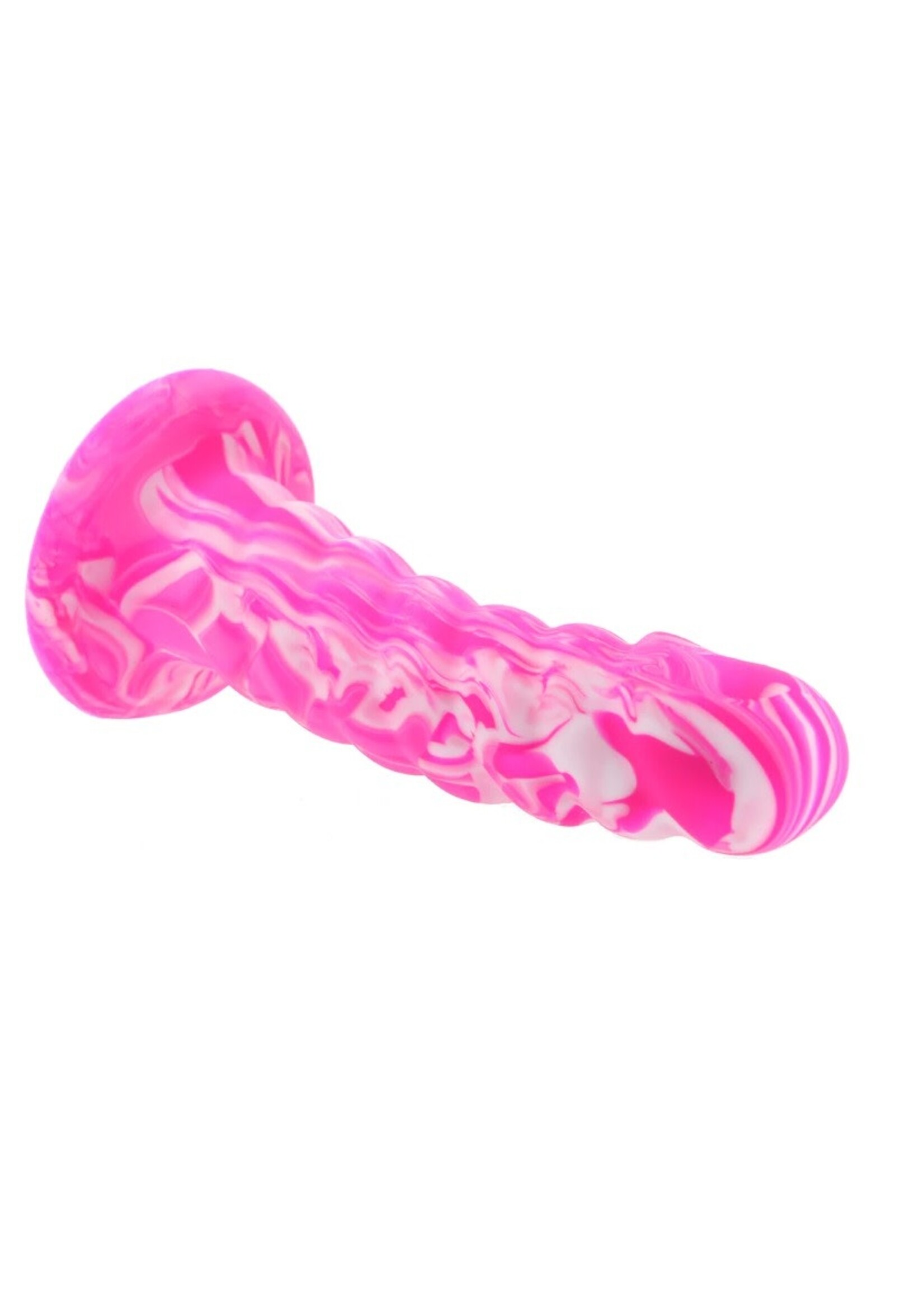 Twisted Love Twisted Ribbed Probe in Pink