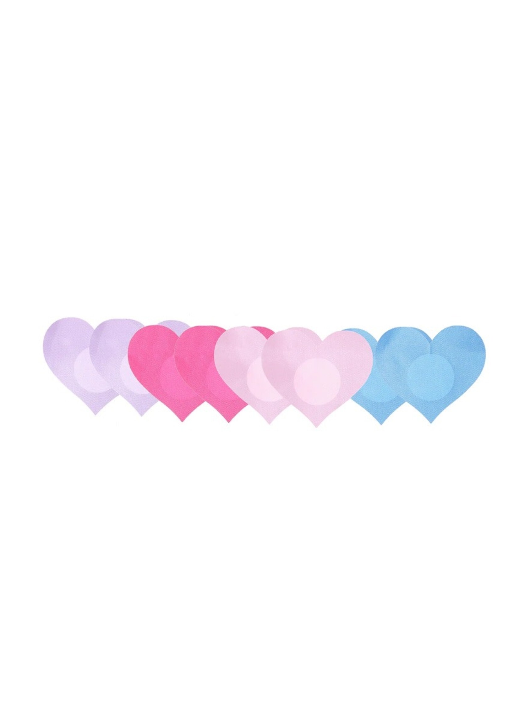 Pretty Pasties Heart II Set of 4