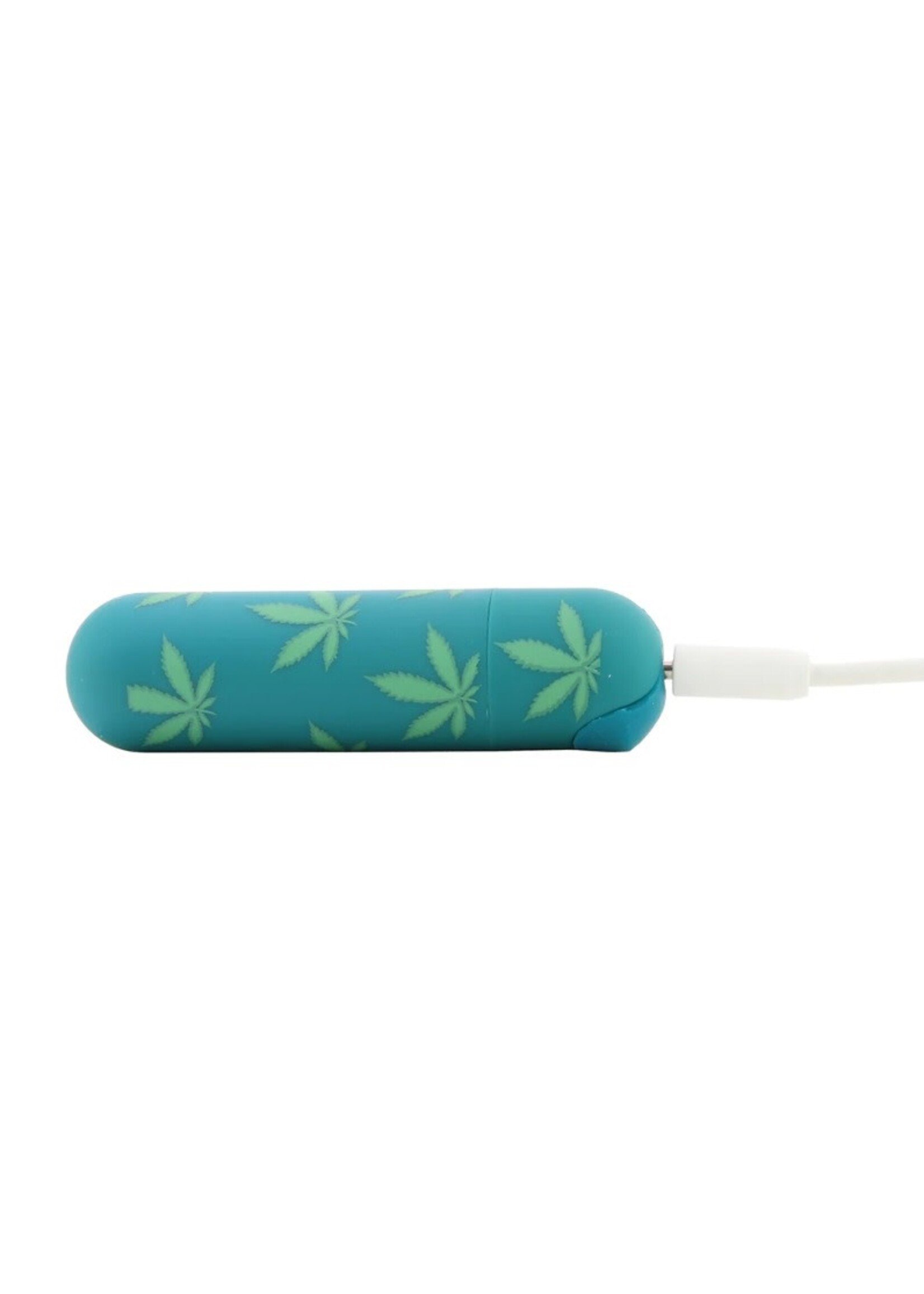 Jessi 420 Rechargeable Mini Bullet Vibe in Green