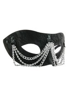 Sincerely Chained Lace Mask in Black