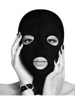 Black & White Open Mouth And Eye Subversion Mask