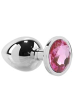 Pink Gem Anal Plug in Large