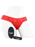 Wireless Remote Vibrating Red Panties Large M/L