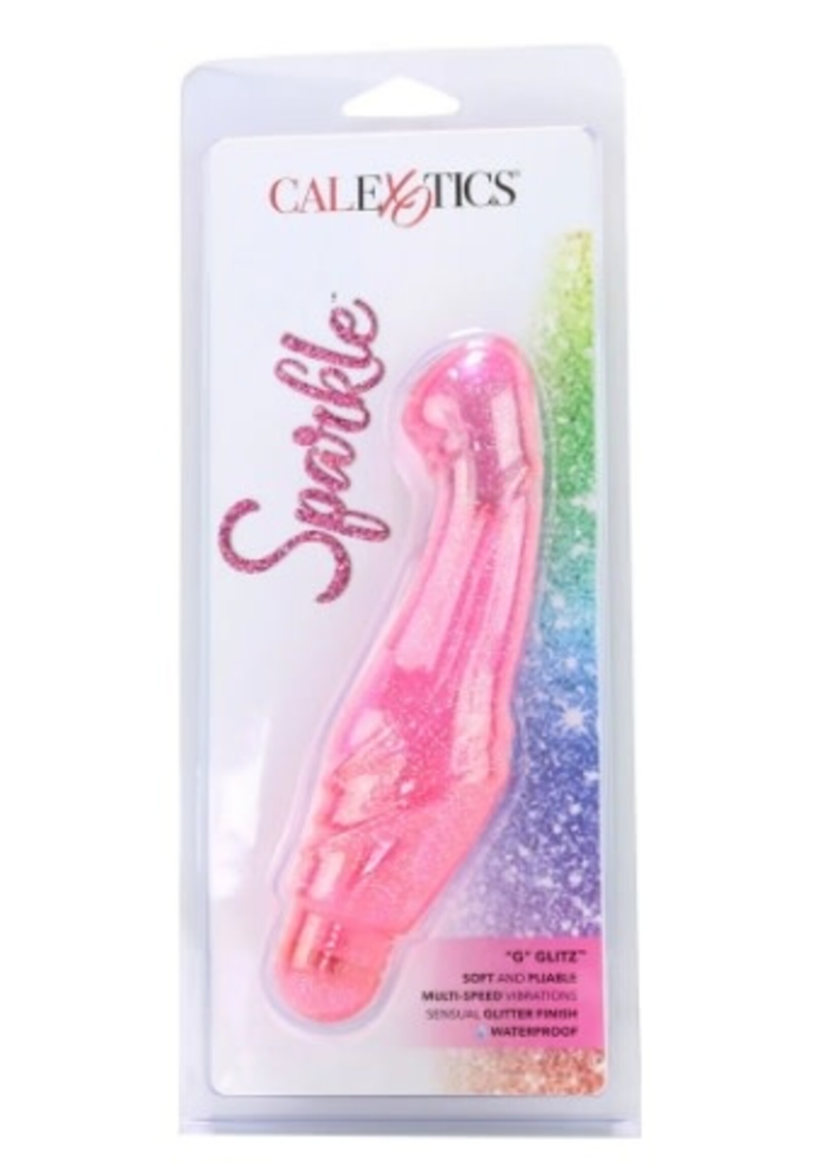 Sparkle "G" Glitz Multi-Speed Vibe in Pink