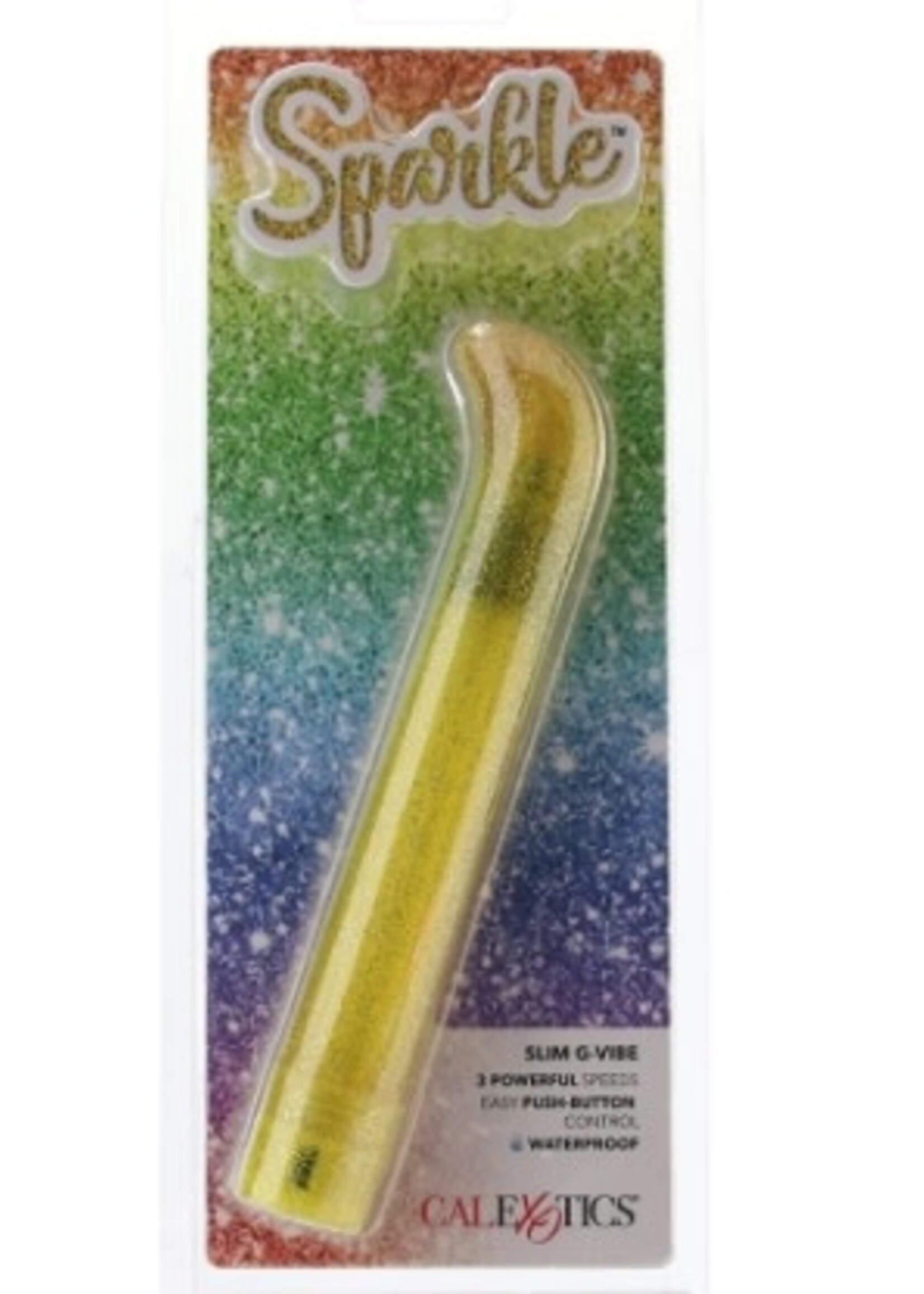 Sparkle Slim G-Vibe in Yellow