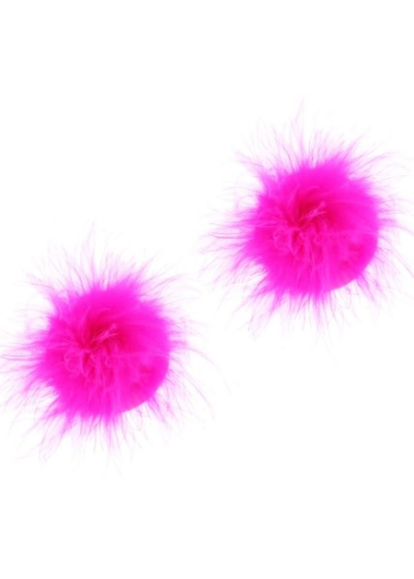 Nipple Couture Marabou Covers in Pink