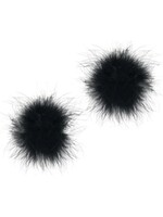 Nipple Couture Marabou Covers in Black