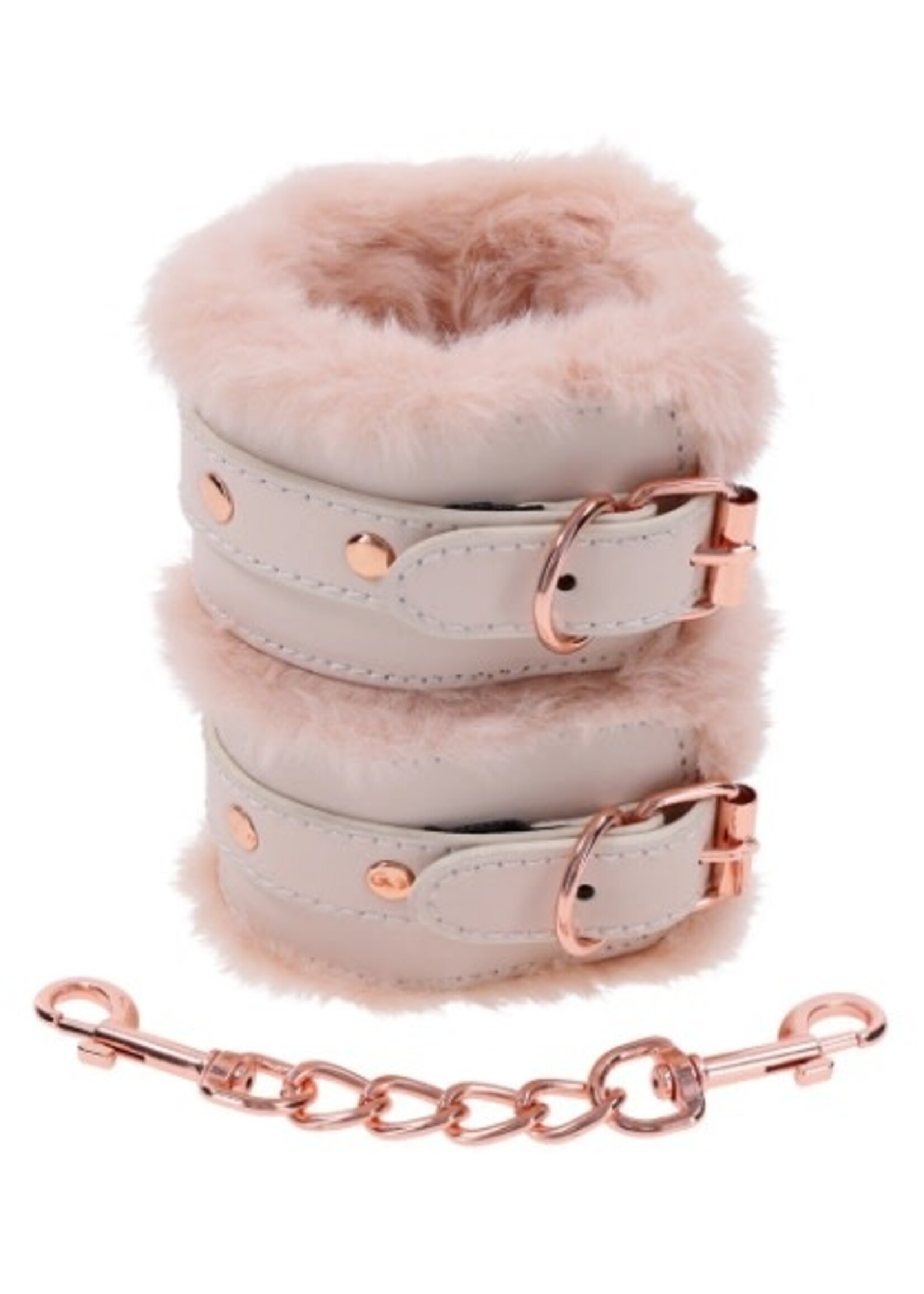 S&M Peaches 'n CreaMe Fur Handcuffs