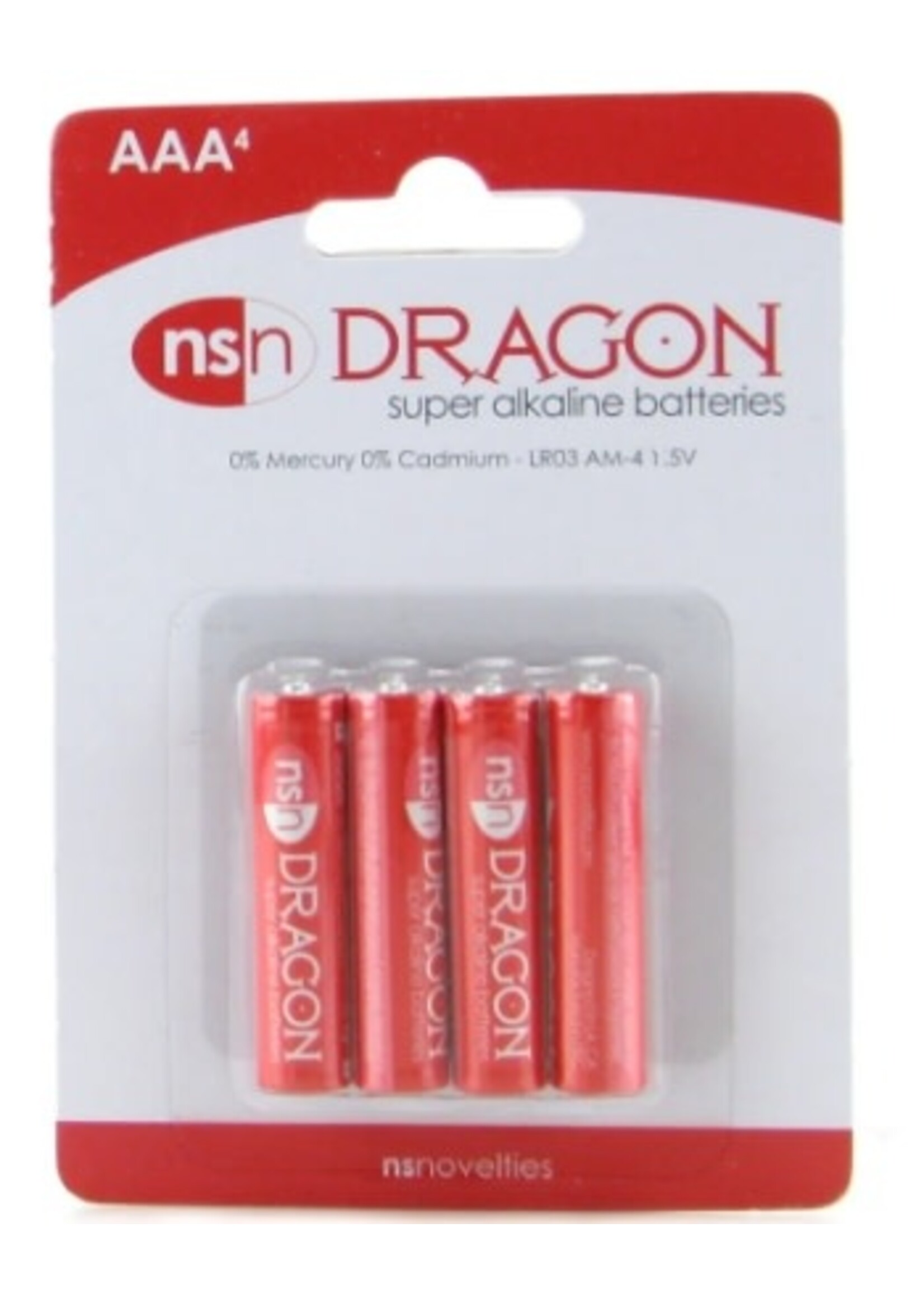 Dragon Super Alkaline Battery 4 pack in AAA