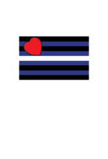 Pride - Leather Flag 36” x 60”