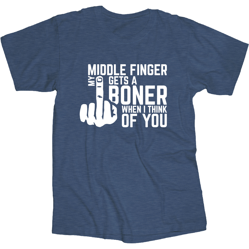 Middle Finger Boner T Shirt