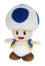 Mario - Blue Toad 8" Plush
