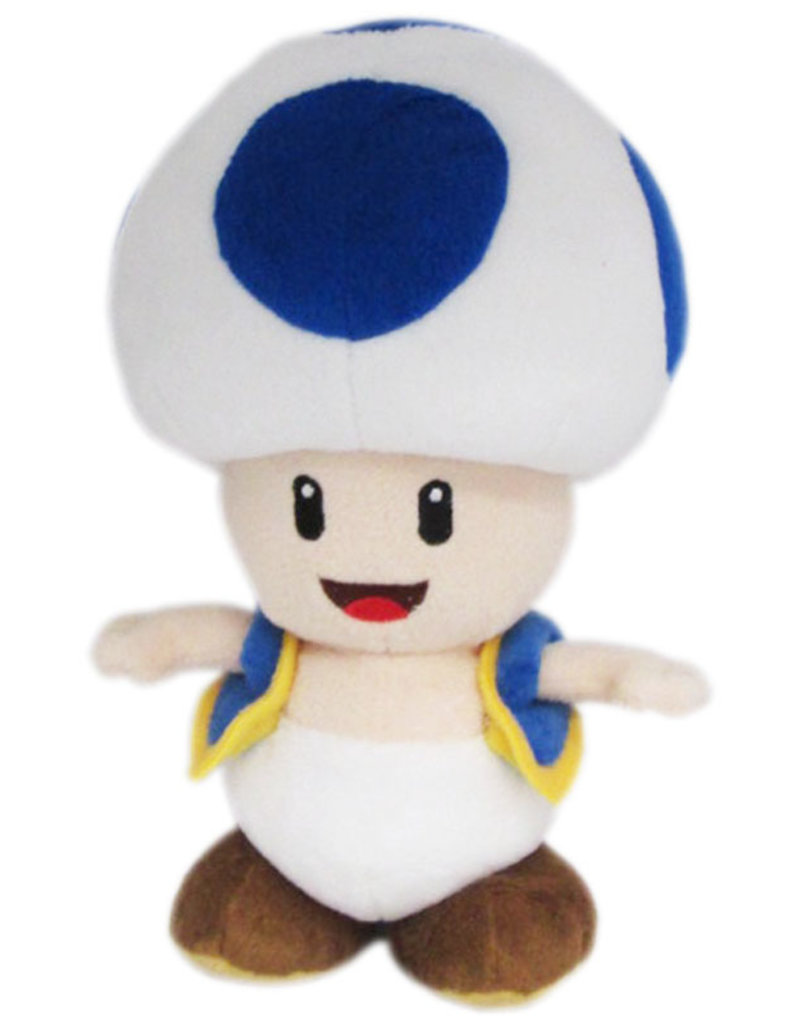 Mario - Blue Toad 8" Plush