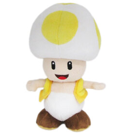 Mario - Yellow Toad 8" Plush