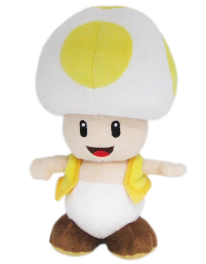 Mario - Yellow Toad 8" Plush