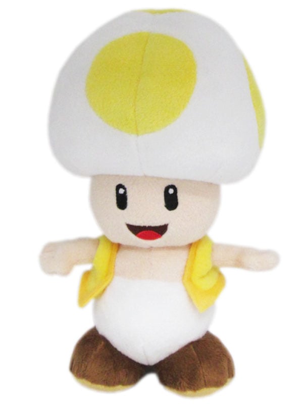 Mario - Yellow Toad 8" Plush