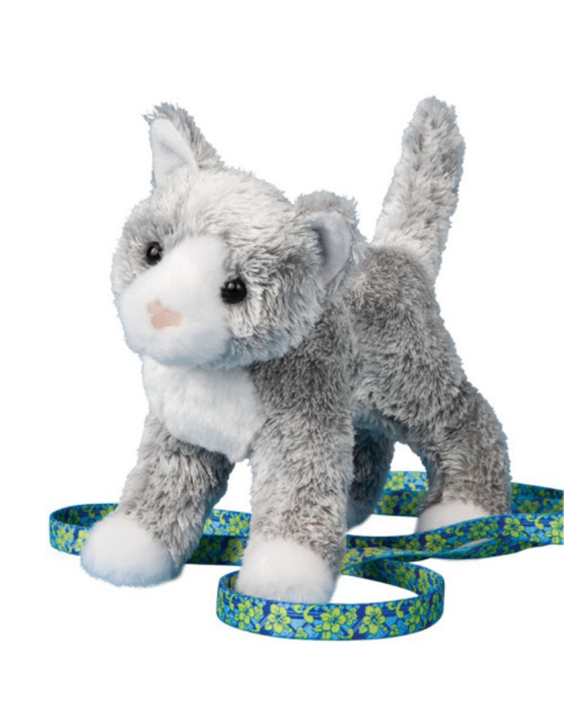 Scatter Grey Cat 8" Plush