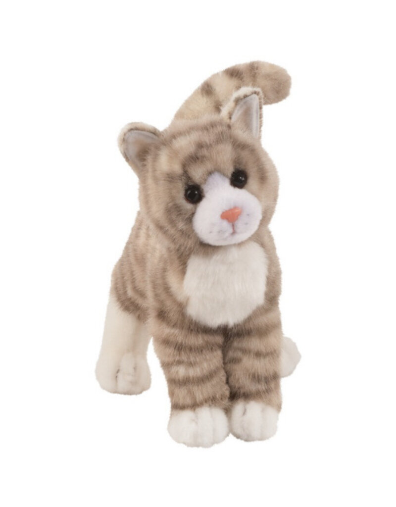 Zipper Grey Tabby Cat 10" Plush