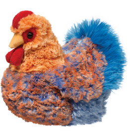 Henrietta Blue Lace Hen 8" Plush