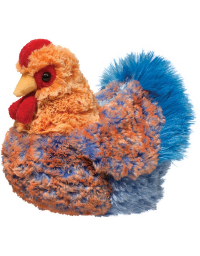 Henrietta Blue Lace Hen 8" Plush