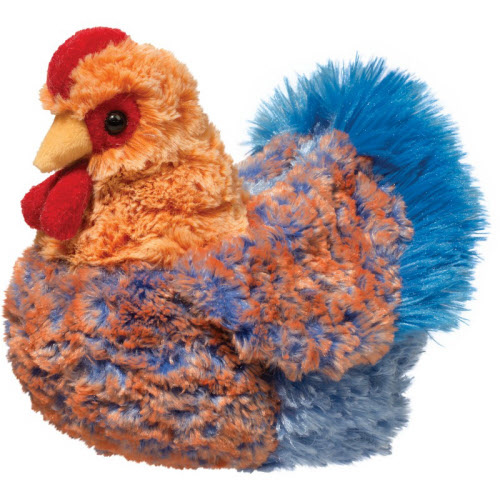 Henrietta Blue Lace Hen 8" Plush