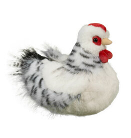 Salty Black & White Hen 8" Plush