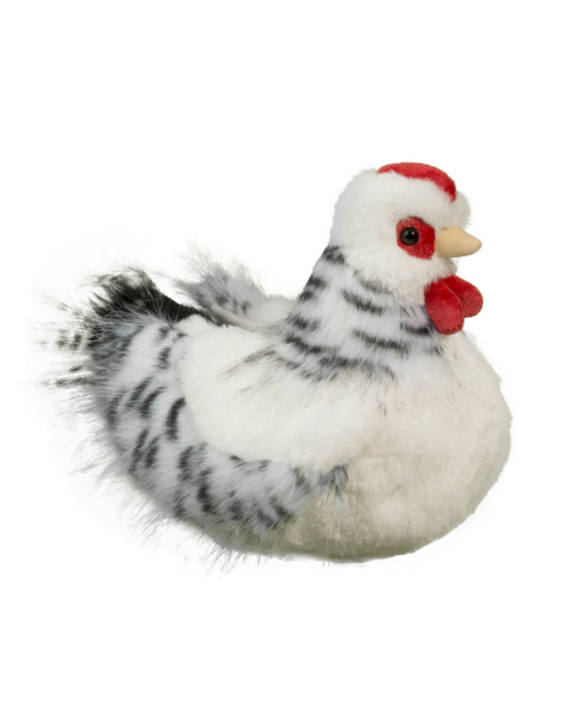 Salty Black & White Hen 8" Plush