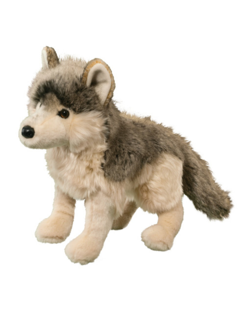 Smoke Wolf 18" Plush