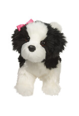 Poofy Black and White Shih-Tzu 10" Plush