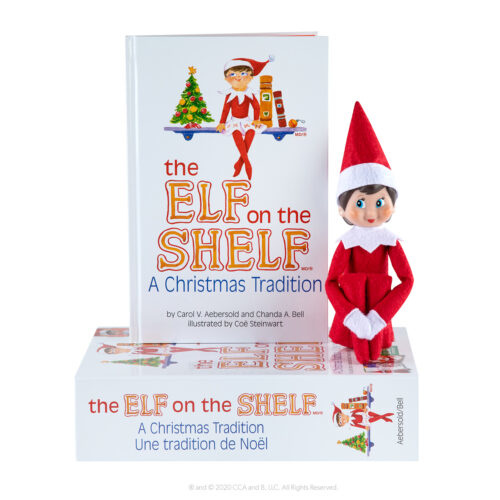 Elf On The Shelf - Girl & Book