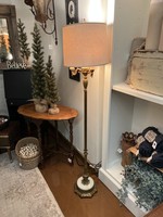 Vintage Marble Bottom Floor Lamp - O655