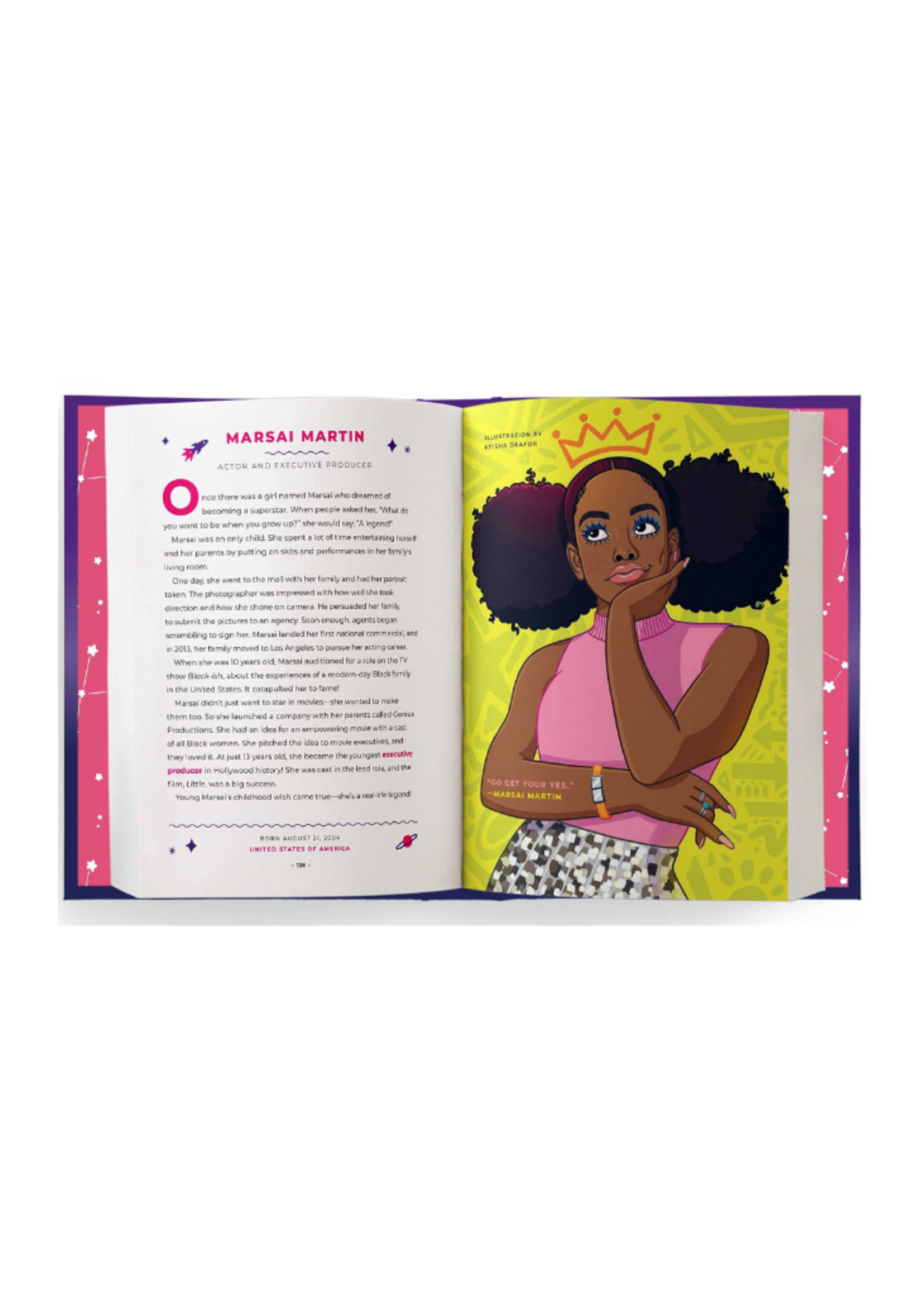 Rebel Girls Good Night Stories for Rebel Girls: 100 Real-Life Tales of Black Girl Magic by Sonja Thomas & Lilly Workneh