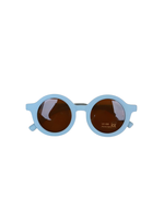 Polished Prints Retro Sunglasses - Sky Blue