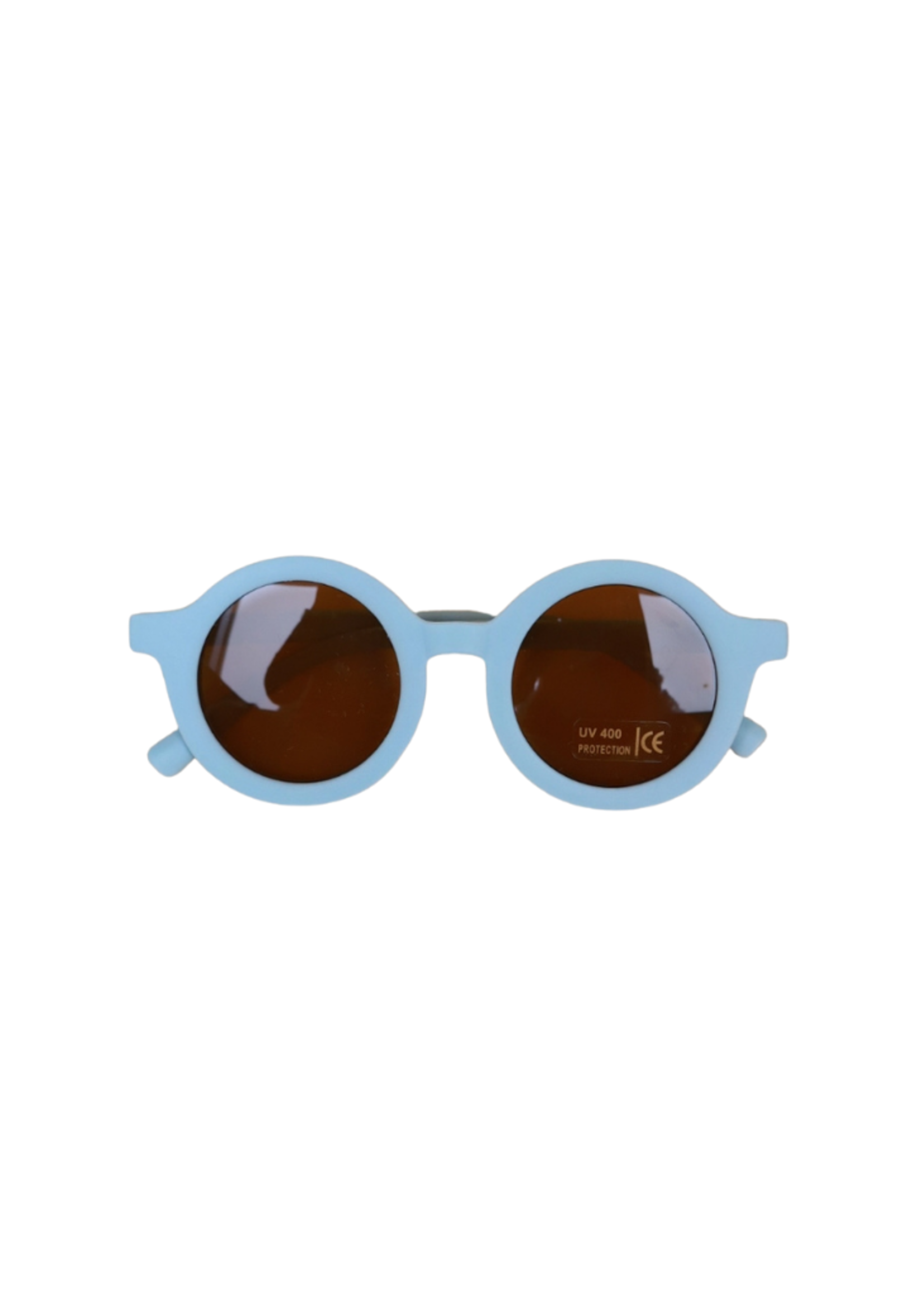 Polished Prints Retro Sunglasses - Sky Blue