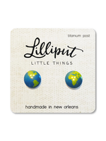 Lilliput Little Things Planet Earth Earrings