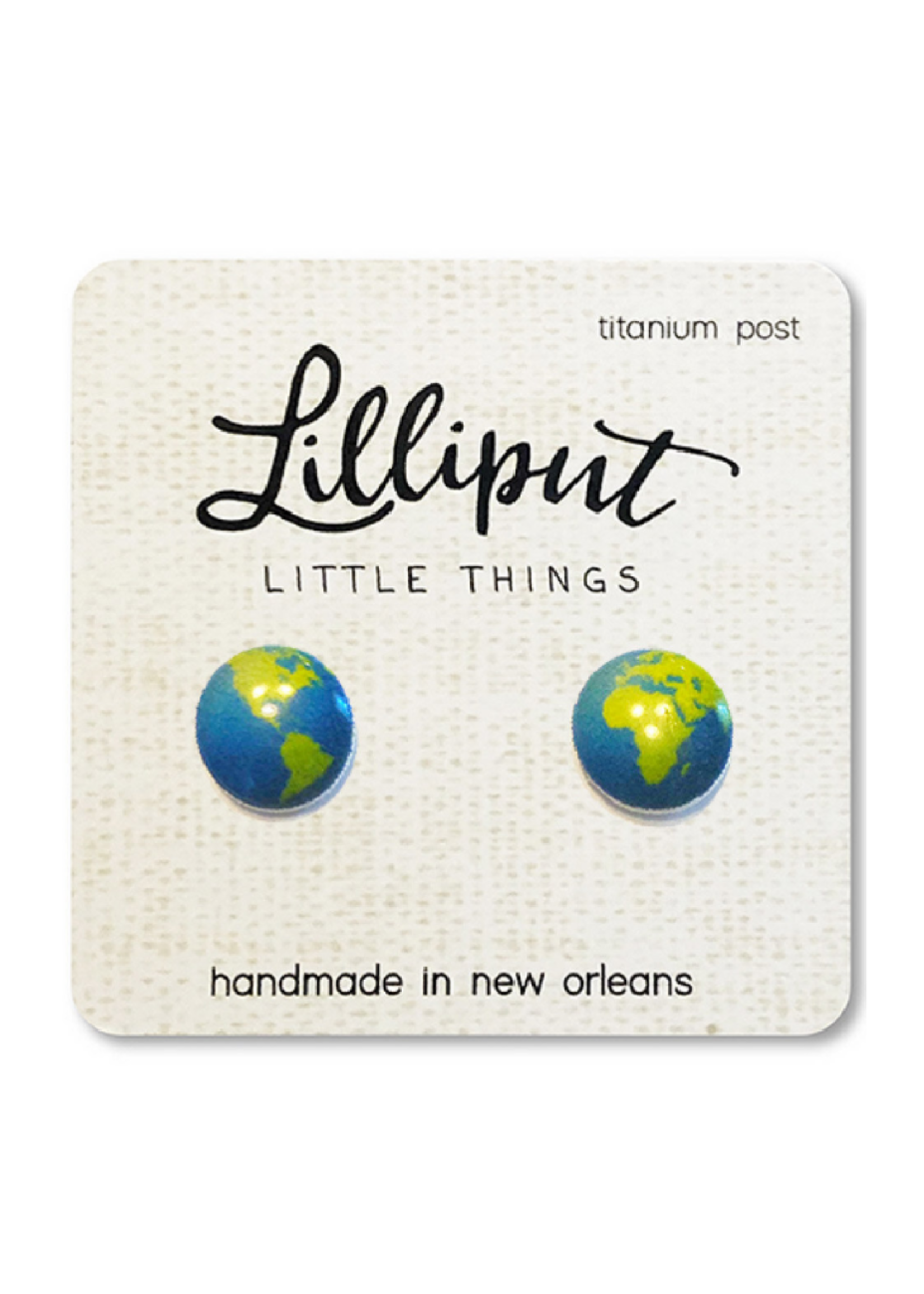 Lilliput Little Things Planet Earth Earrings