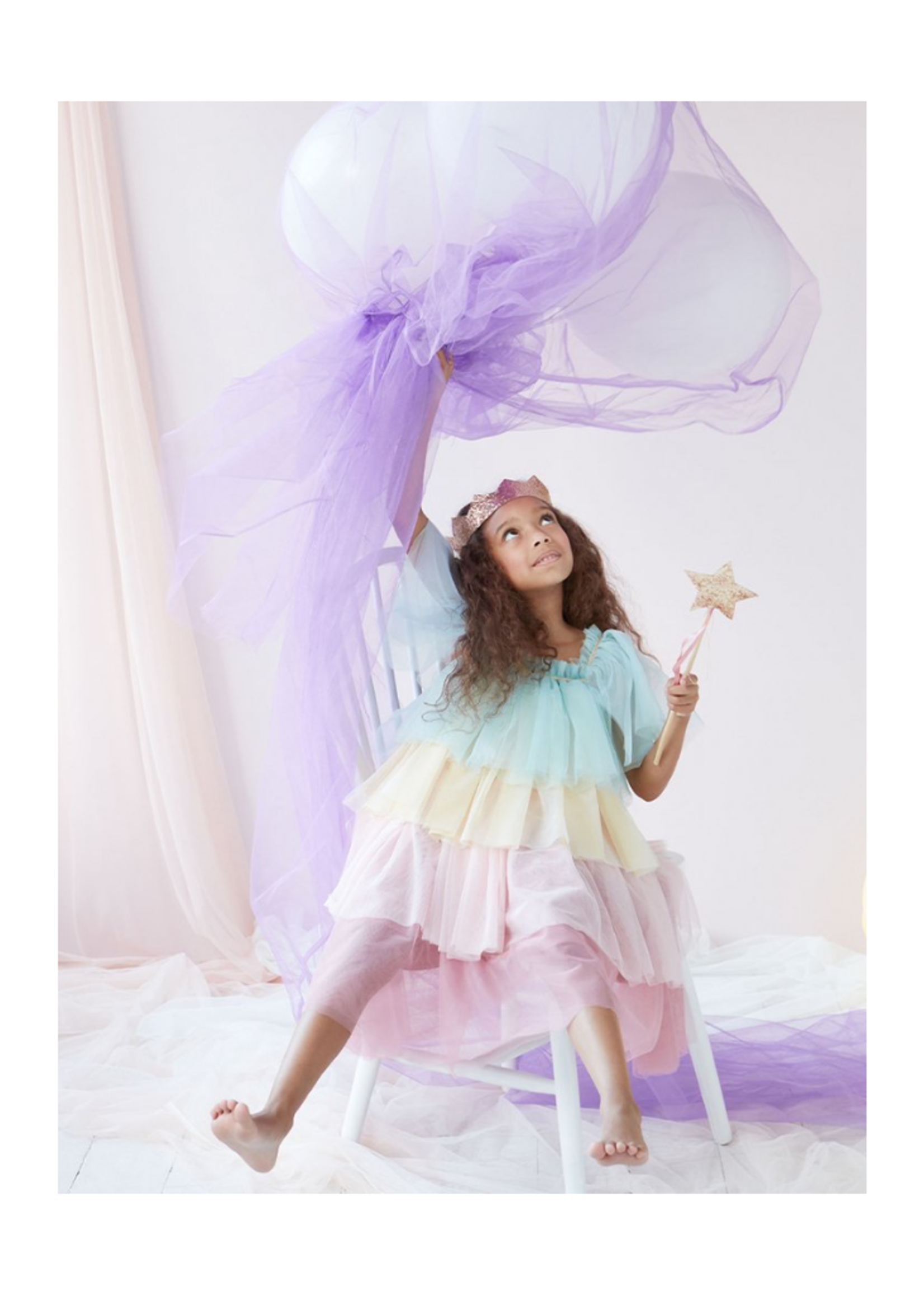 Meri Meri Rainbow Ruffle Princess Costume (3-4 Years)