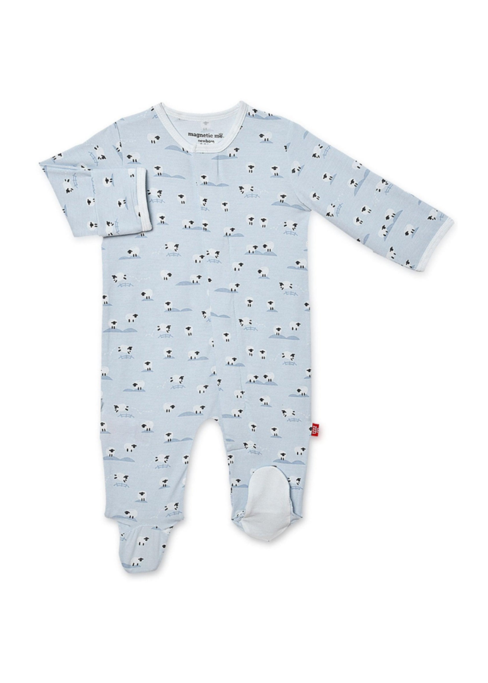 Magnetic Me Baa Baa Baby Blue Magnetic Footie