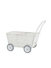 Rattan Strolley - White - Sugarcup Trading Rattan Strolley - White - Sugarcup Trading