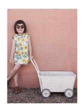 Rattan Strolley - White - Sugarcup Trading Rattan Strolley - White - Sugarcup Trading
