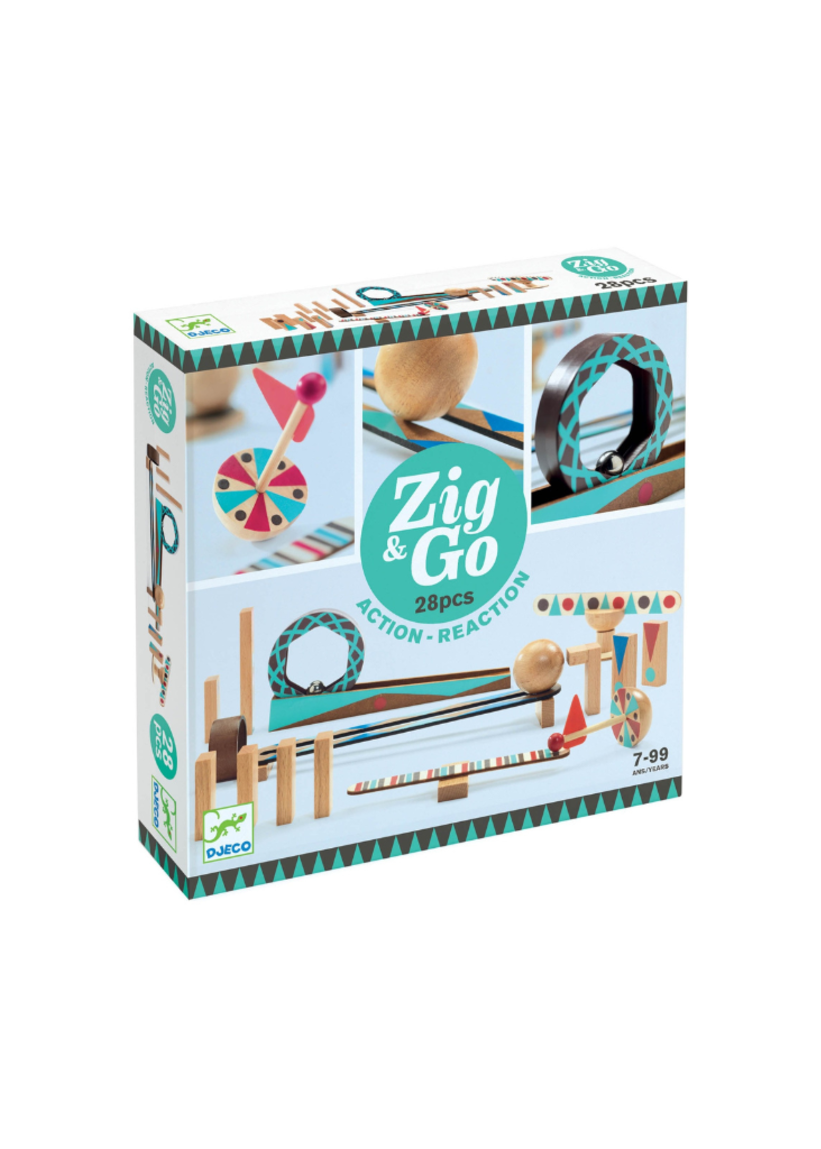 Djeco Zig & Go Roll - 28 Pieces