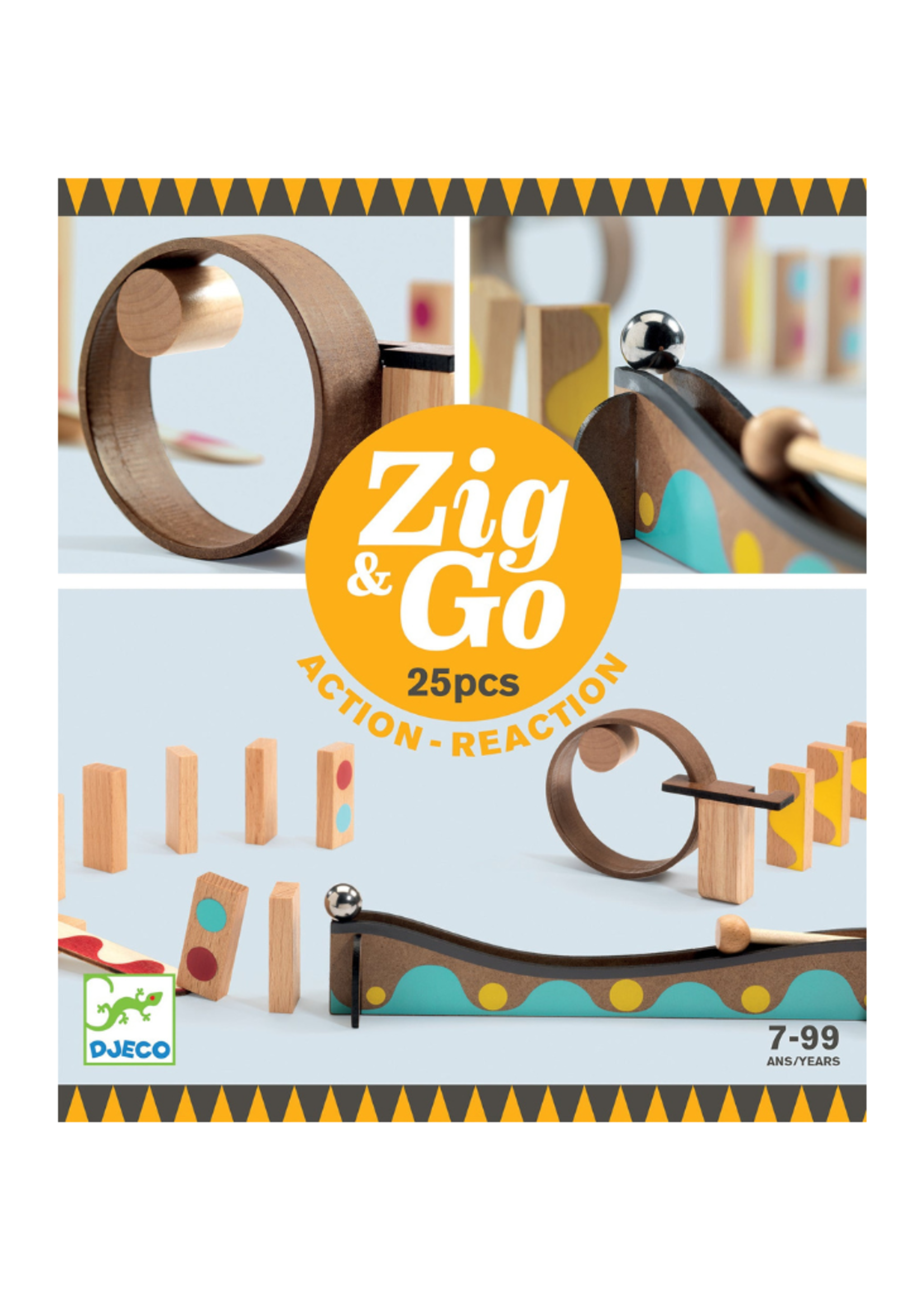 Djeco Zig & Go Dring - 25 Pieces