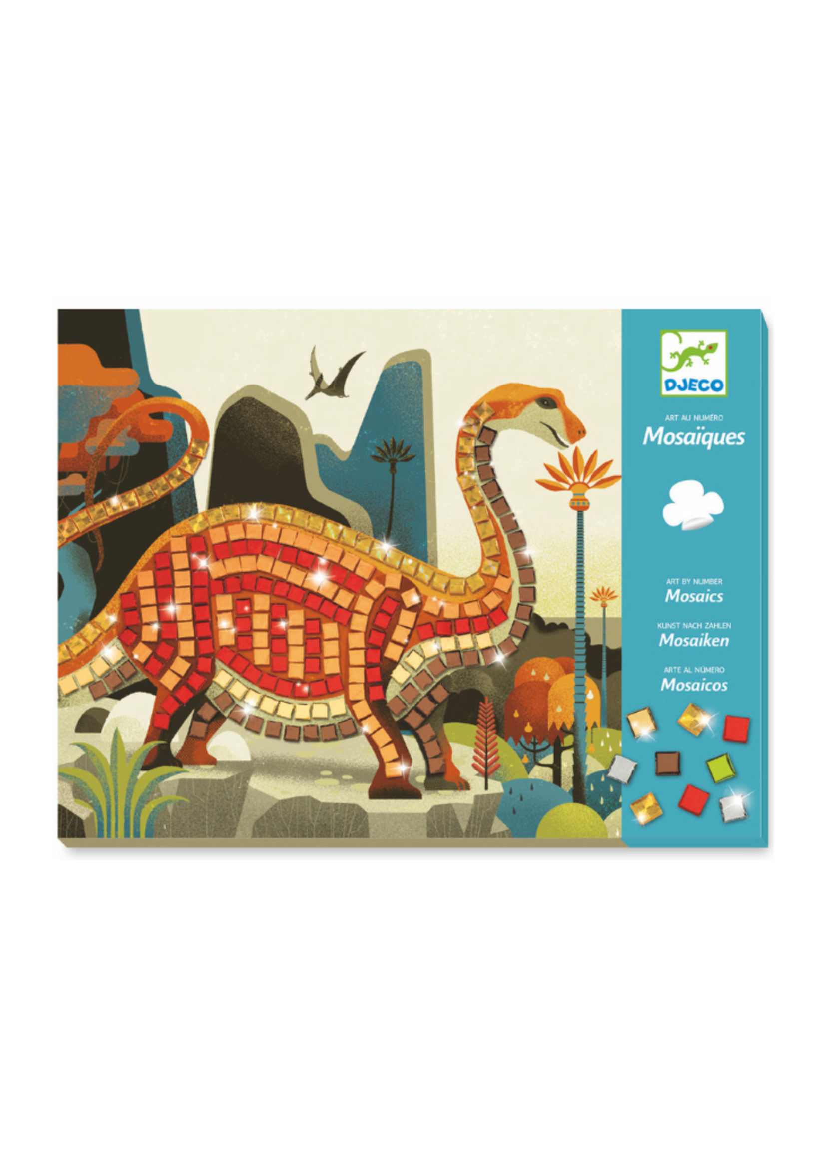 Djeco Dinosaurs Mosaics Craft Kit