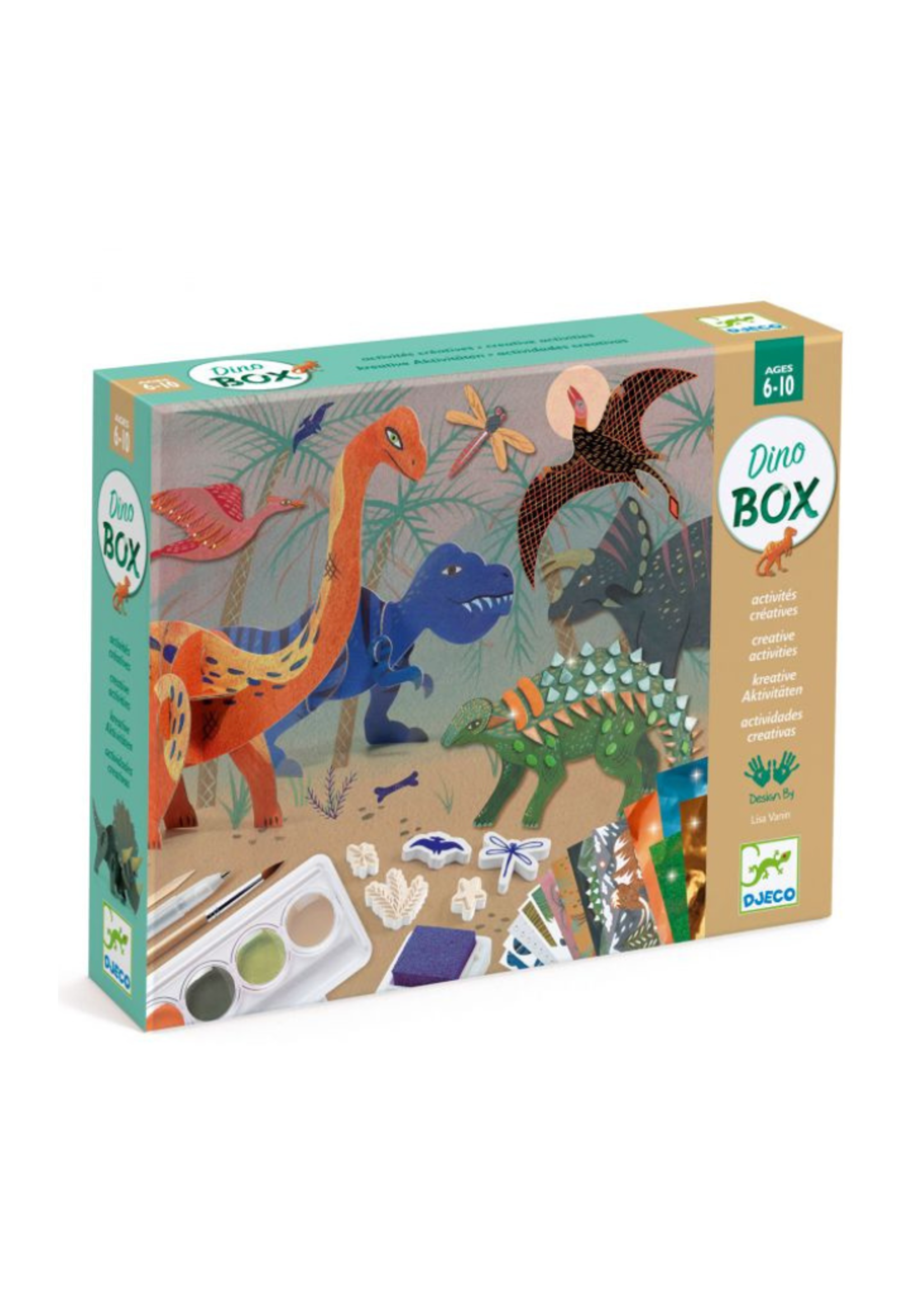 Djeco The World of Dinosaurs Activity Kit