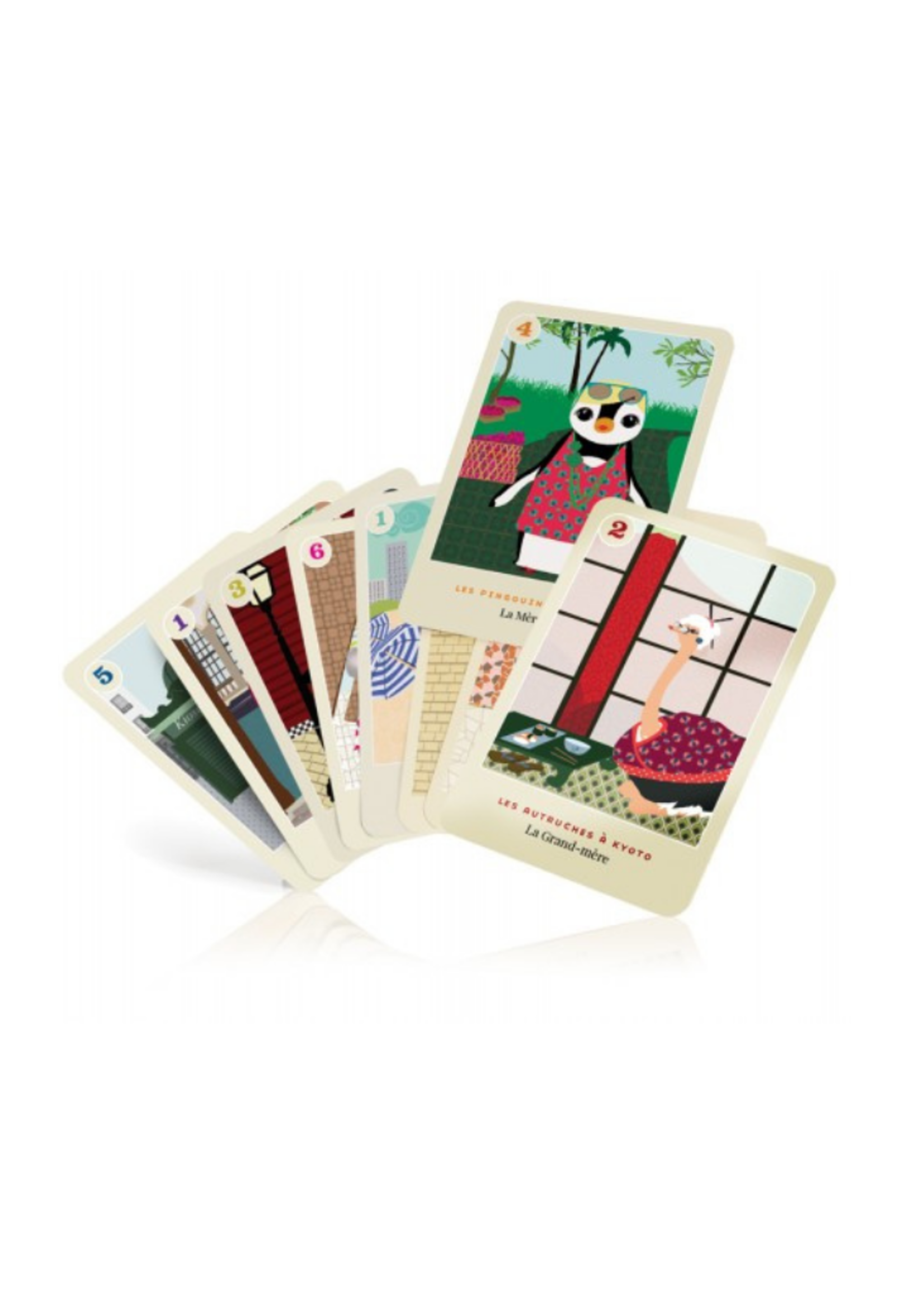 Mon Petit Art Happy Families Card Game - The Tourists