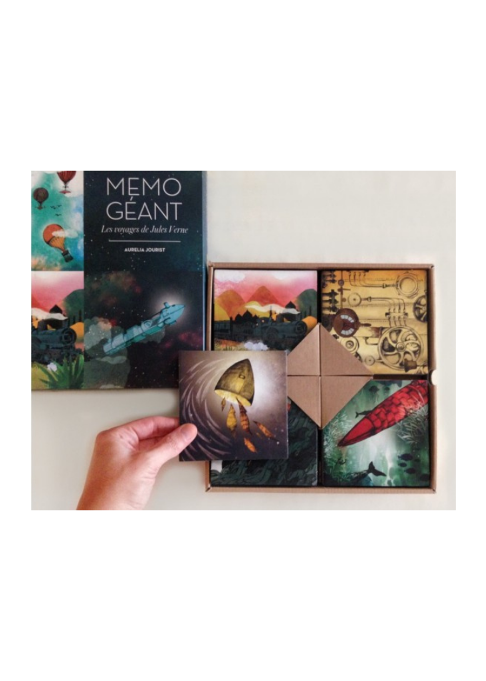 Mon Petit Art Giant Memo - The Travels of Jules Verne