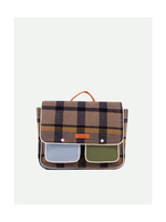 Sticky Lemon Wanderer School Bag - Sandy Beige Checks