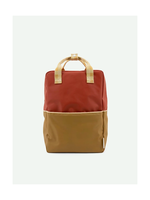 Sticky Lemon Colourblocking Large Backpack - Fig Brown + Apple Tree + Vanilla Sorbet