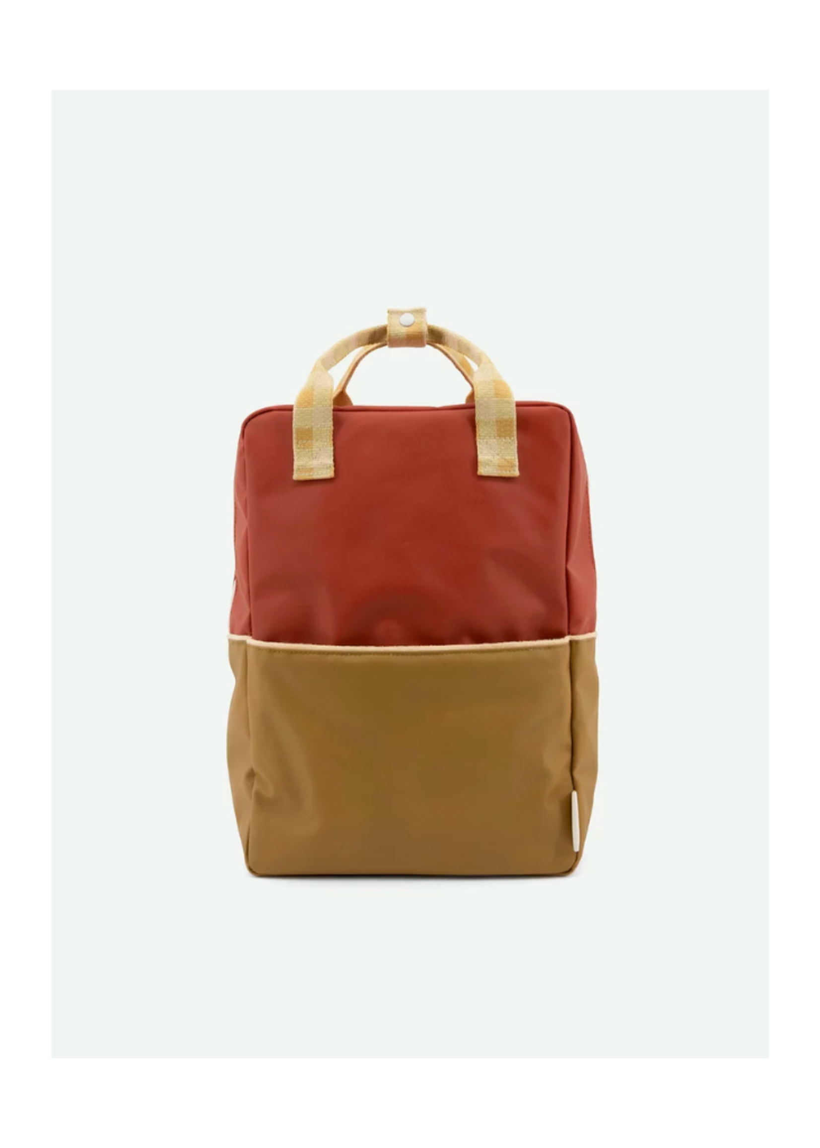 Sticky Lemon Colourblocking Large Backpack - Fig Brown + Apple Tree + Vanilla Sorbet